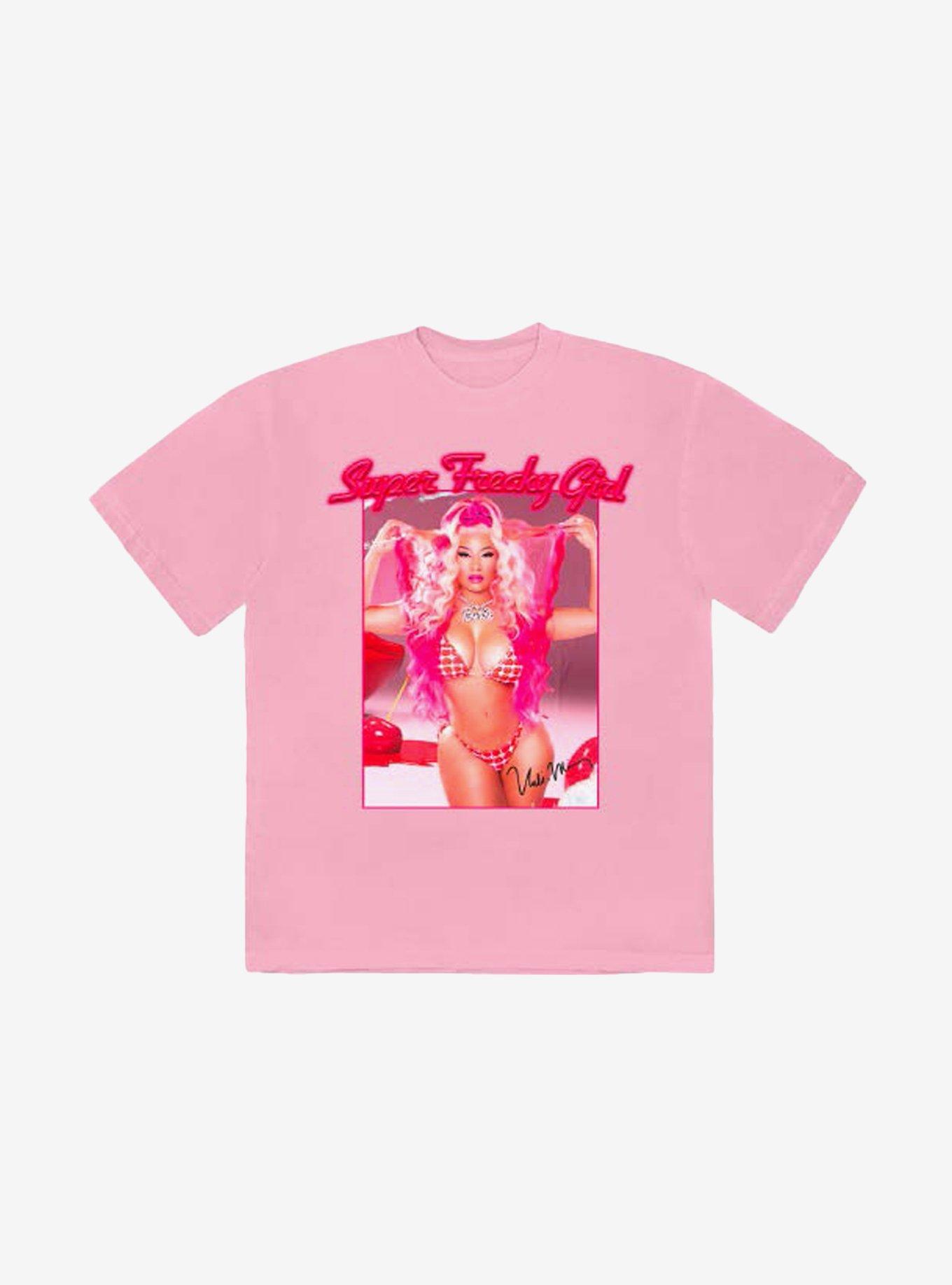 Nicki Minaj Super Freaky Girl Boyfriend Fit Girls T-Shirt, PINK, hi-res