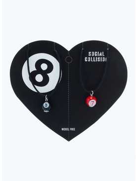 Social Collision® 8 & 7 Ball Best Friend Necklace Set, , hi-res