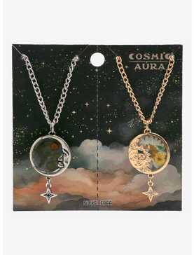Cosmic Aura Celestial Dried Floral Best Friend Necklace Set, , hi-res