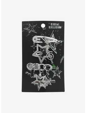 Social Collision® Star Hair Clip Set, , hi-res