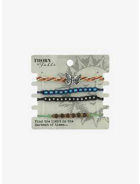 Thorn & Fable Butterfly Braid Cord Bracelet Set, , hi-res