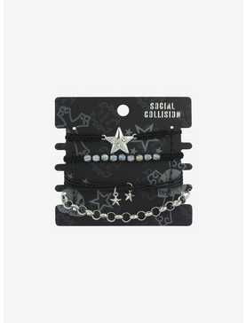 Social Collision® Star Cord Chain Bracelet Set, , hi-res
