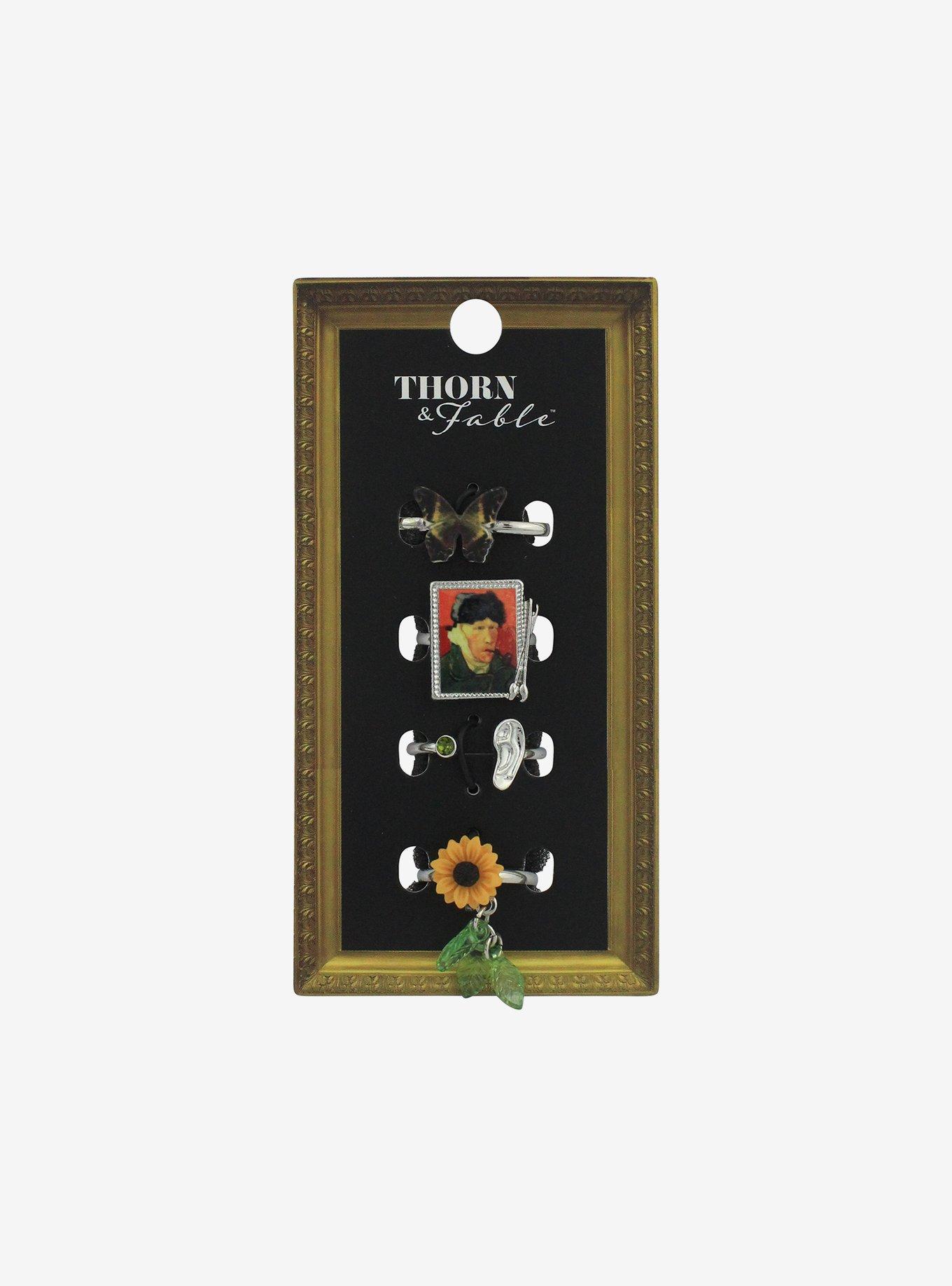 Thorn & Fable Van Gogh Painting Ring Set, , hi-res