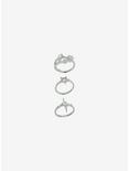 Social Collision® Star Gem Silver Ring Set, , hi-res