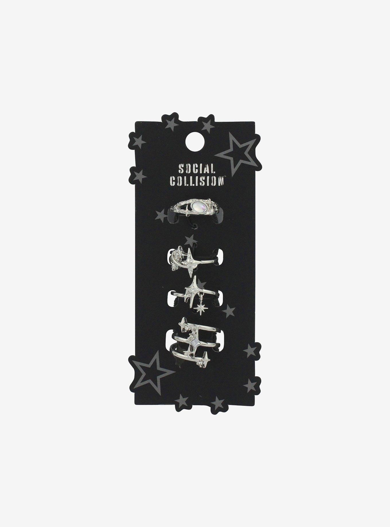 Social Collision® Sparkles Ring Set, , hi-res