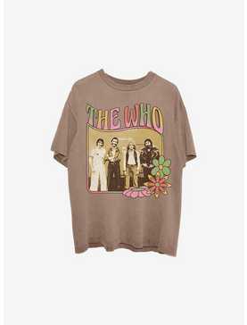The Who Flowers Boyfriend Fit Girls T-Shirt, , hi-res