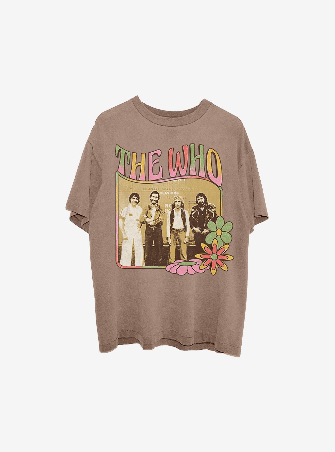 The Who Flowers Boyfriend Fit Girls T-Shirt, , hi-res