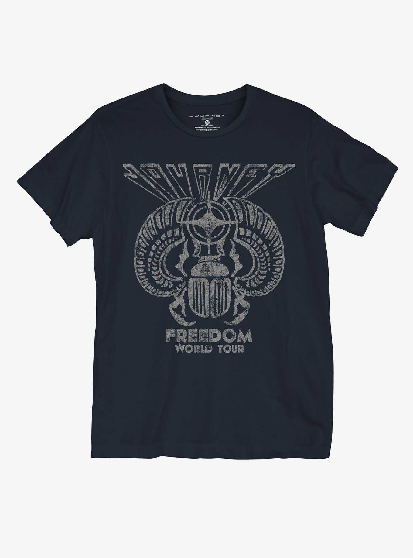 Journey Freedom World Tour Boyfriend Fit Girls T-Shirt, , hi-res