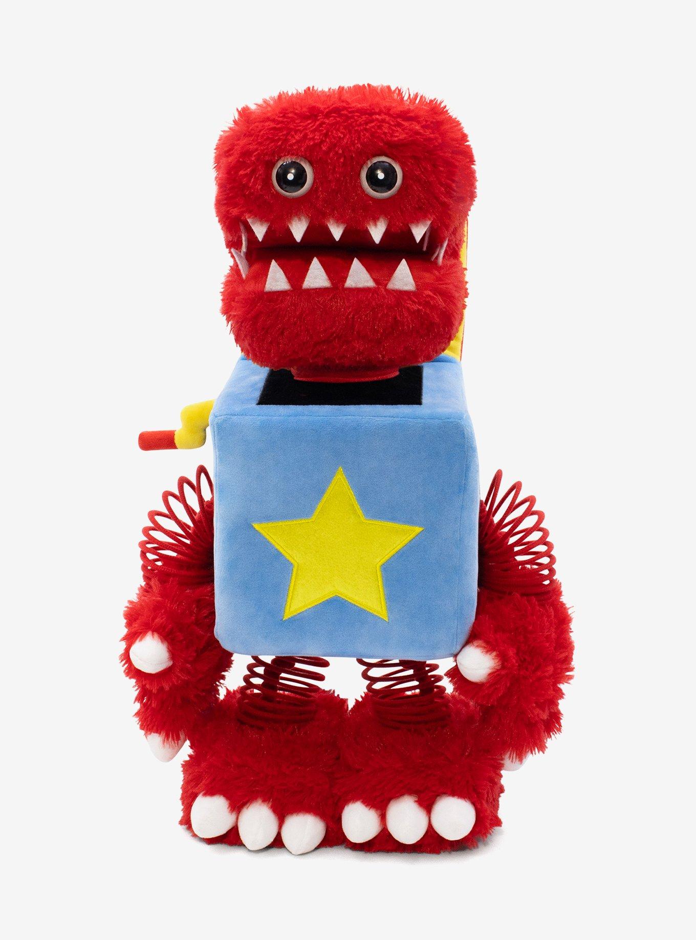 Boxy Boo Plush Toy, Collection Dolls, Red Robot Plush