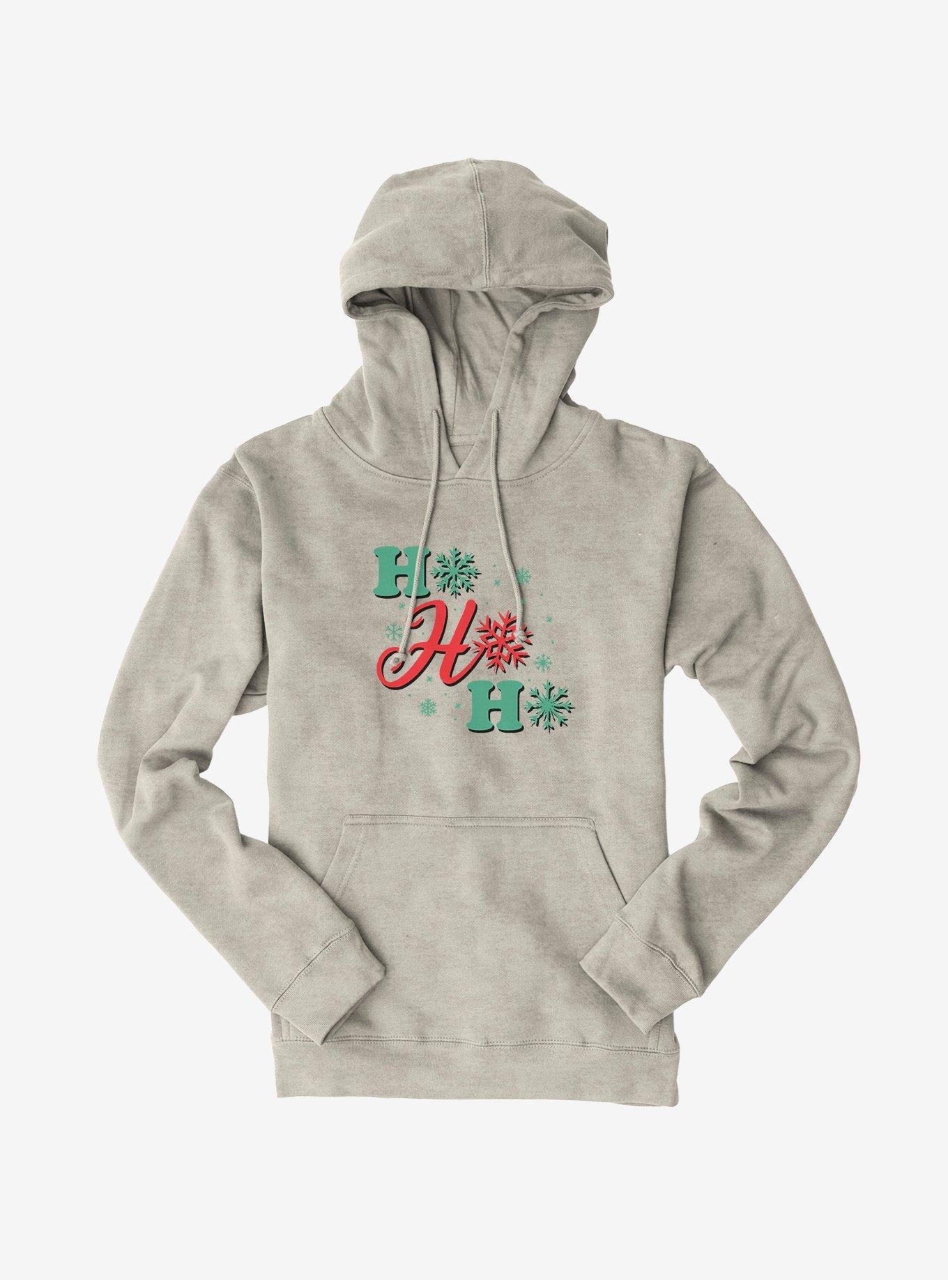 Hot Topic Ho Ho Ho Snowflakes Hoodie, , hi-res
