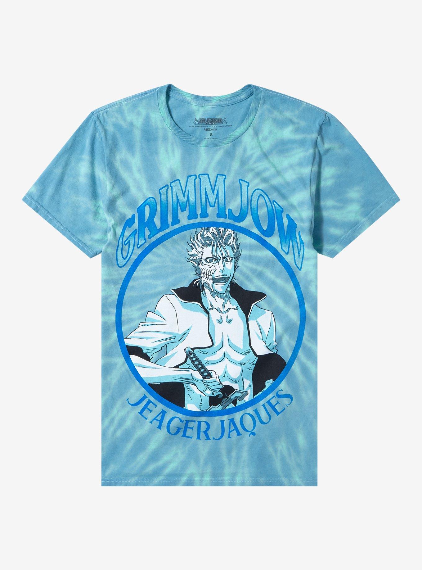 BLEACH Grimmjow Tie-Dye Boyfriend Fit Girls T-Shirt, MULTI, hi-res