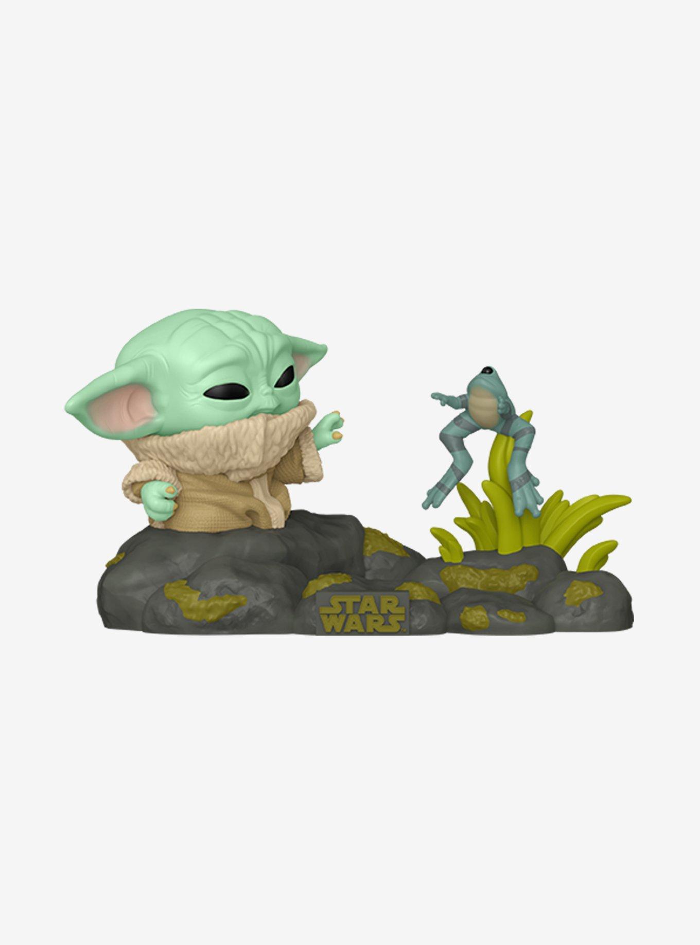 Funko Pop! Star Wars The Mandalorian Grogu with Frog Vinyl Figure