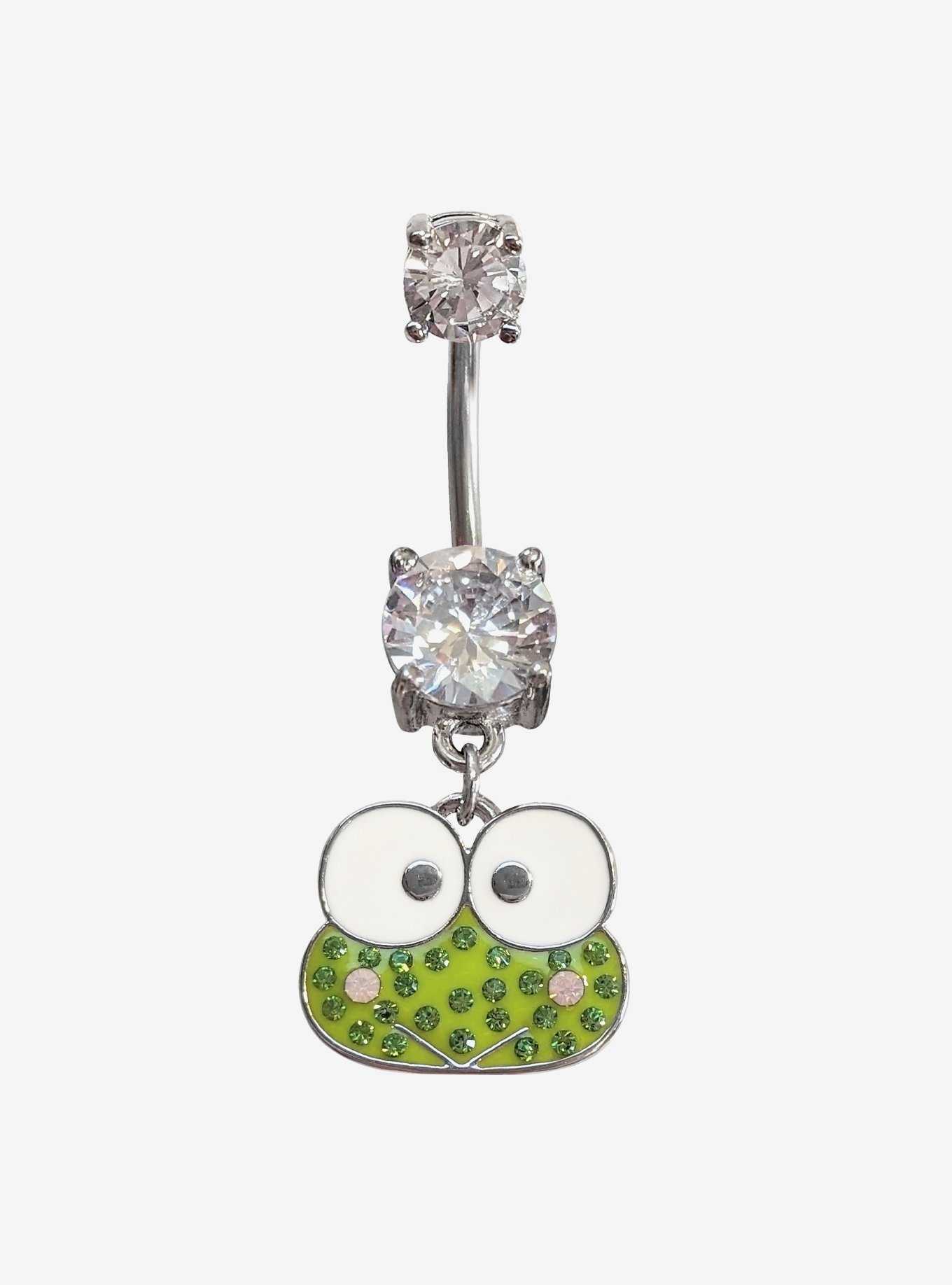 Keroppi Bling Navel Barbell, , hi-res