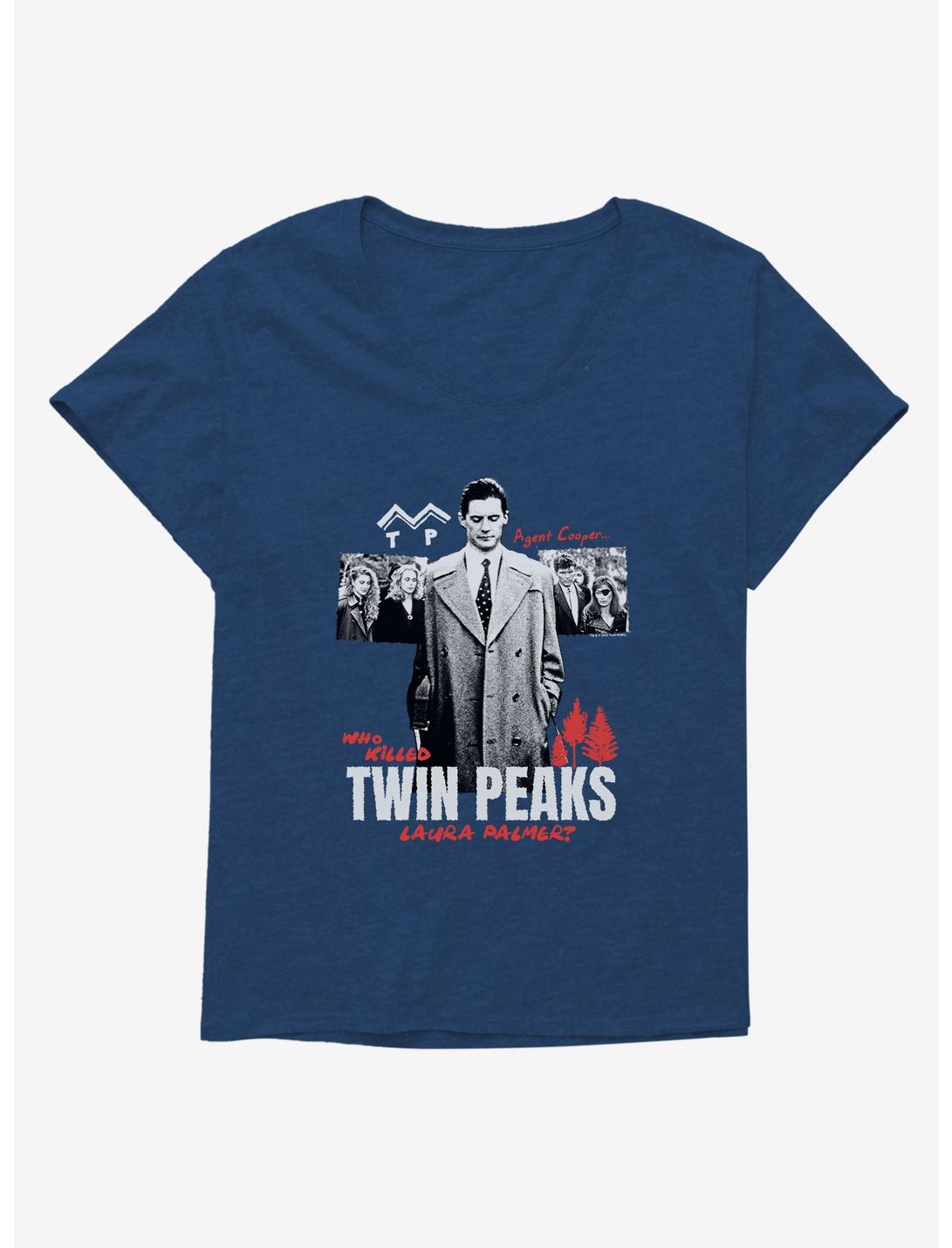 Twin Peaks Agent Cooper Girls T-Shirt Plus Size, , hi-res