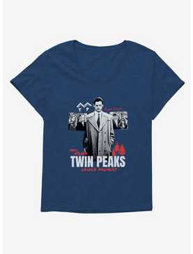 Twin Peaks Agent Cooper Girls T-Shirt Plus Size, , hi-res