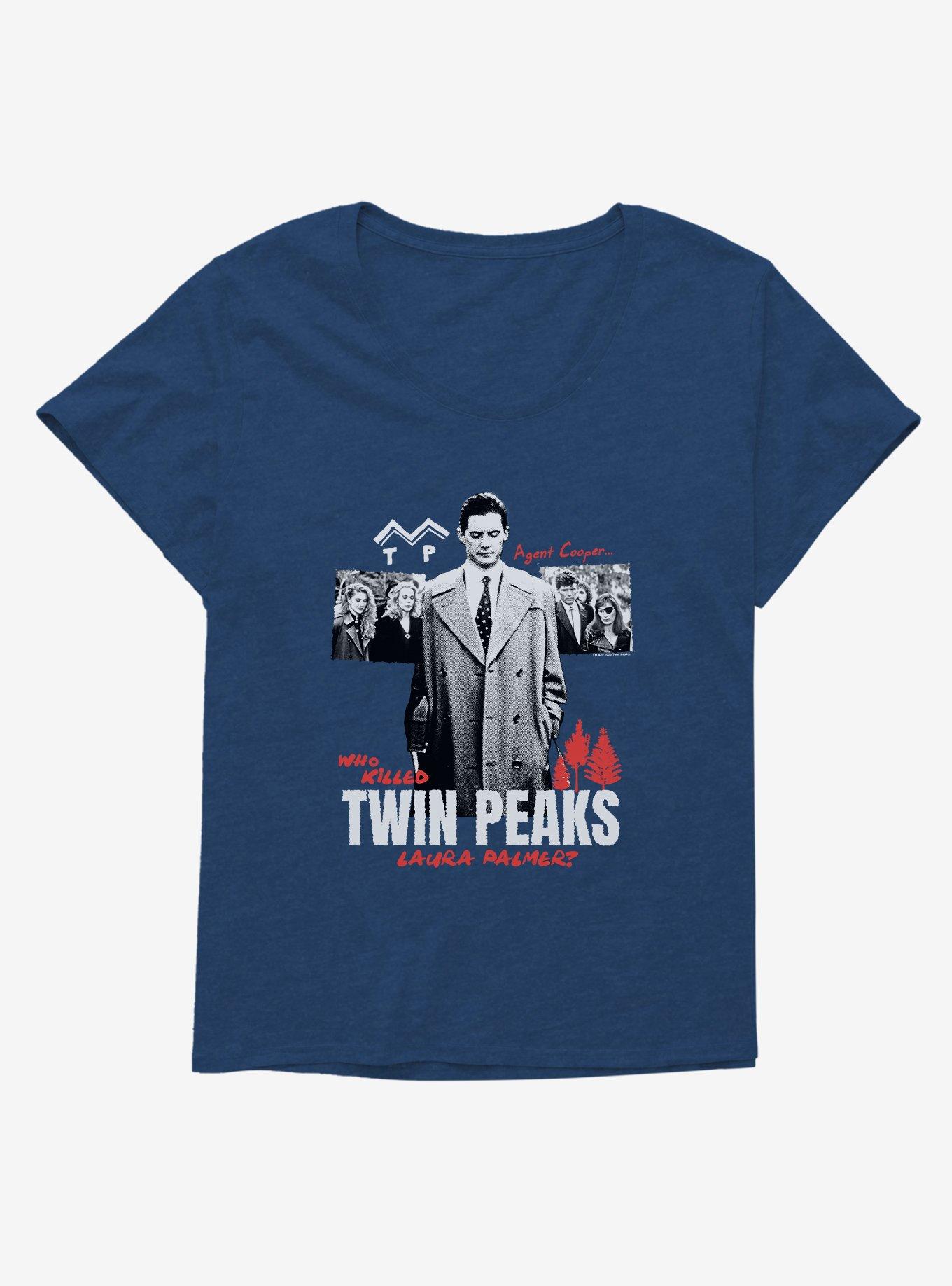 Twin Peaks Agent Cooper Girls T-Shirt Plus Size, , hi-res