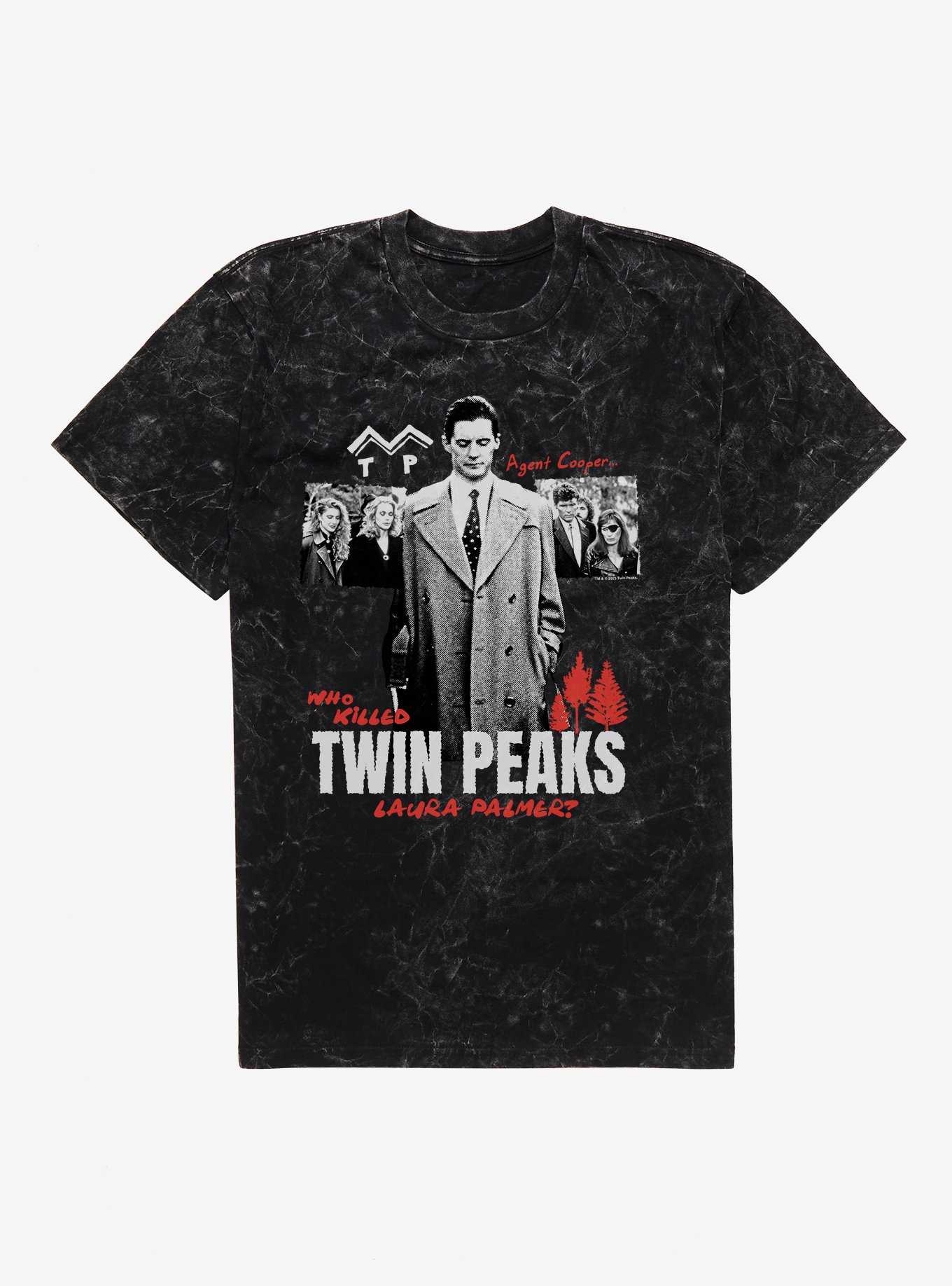 Twin Peaks Agent Cooper Mineral Wash T-Shirt, , hi-res