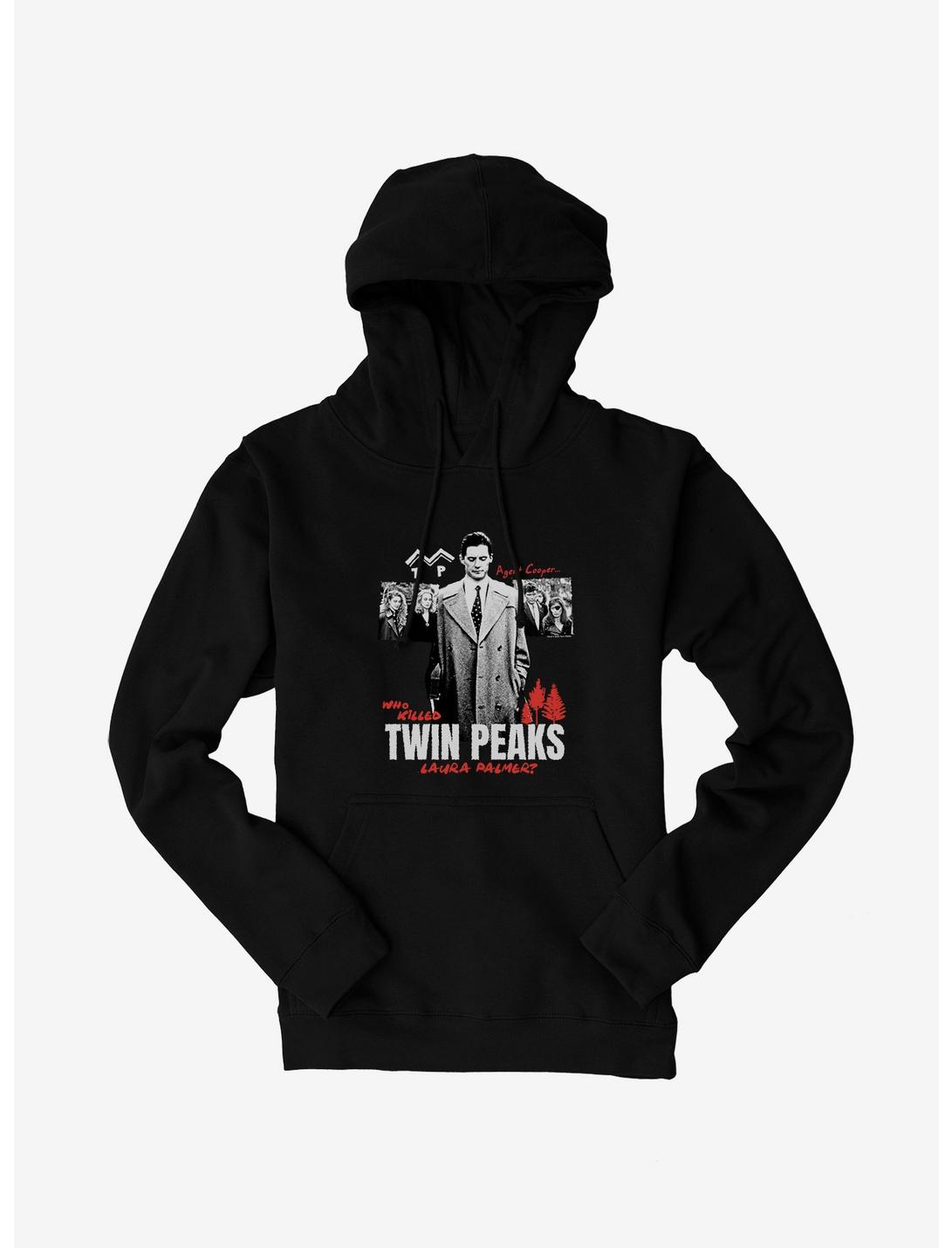 Twin Peaks Agent Cooper Hoodie, BLACK, hi-res