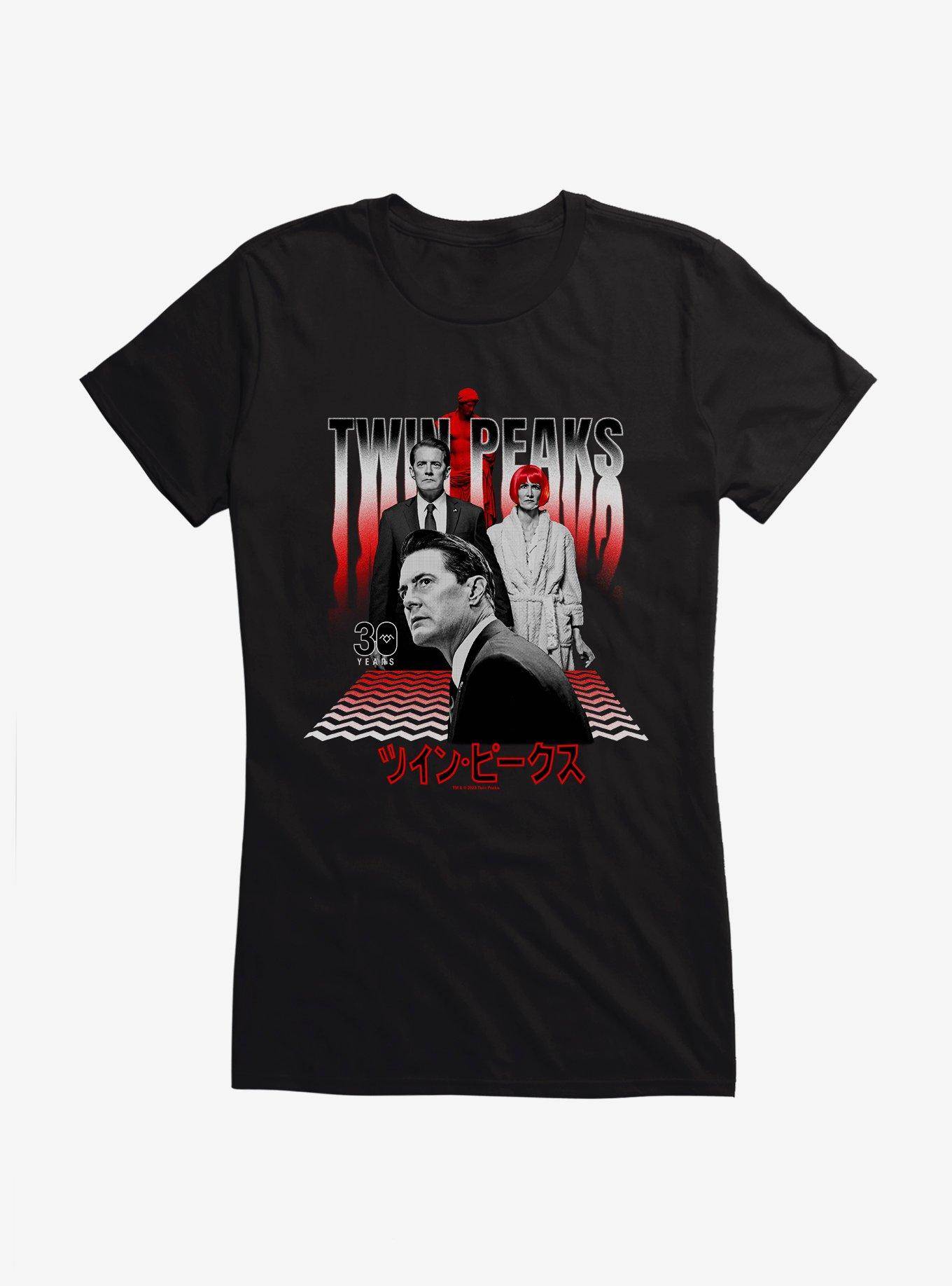 Twin Peaks 30 Years Girls T-Shirt, BLACK, hi-res