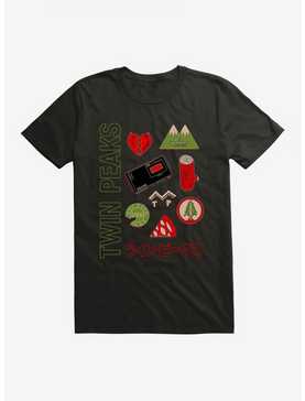 Twin Peaks Icons T-Shirt, , hi-res