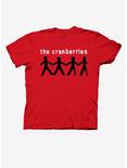 The Cranberries Paper Dolls Boyfriend Fit Girls T-Shirt, RED, hi-res