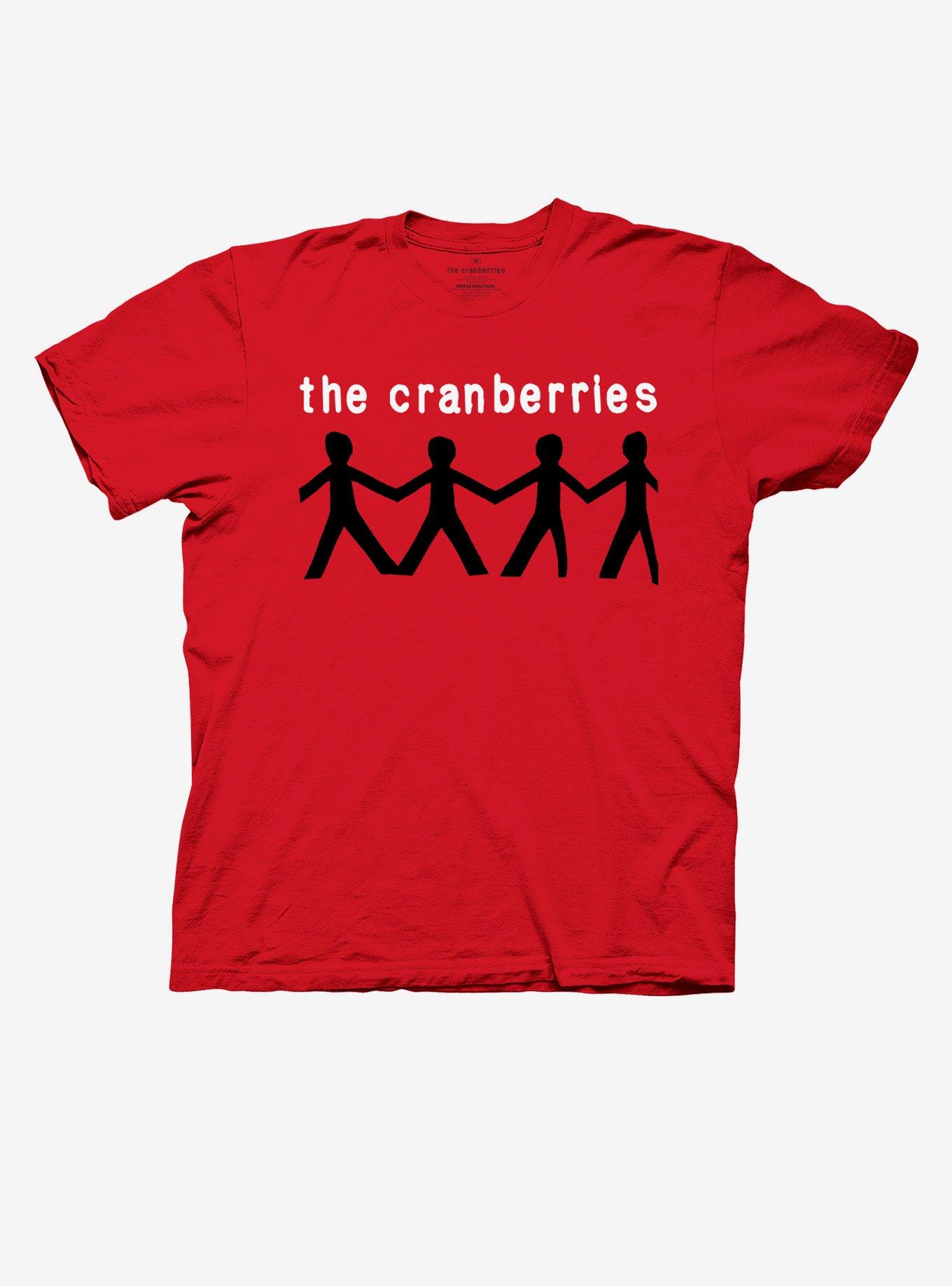 The Cranberries Paper Dolls Boyfriend Fit Girls T-Shirt, RED, hi-res