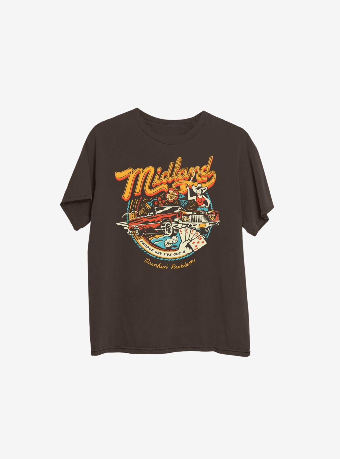 Midland Car Boyfriend Fit Girls T-Shirt, DARK CHOCOLATE, hi-res