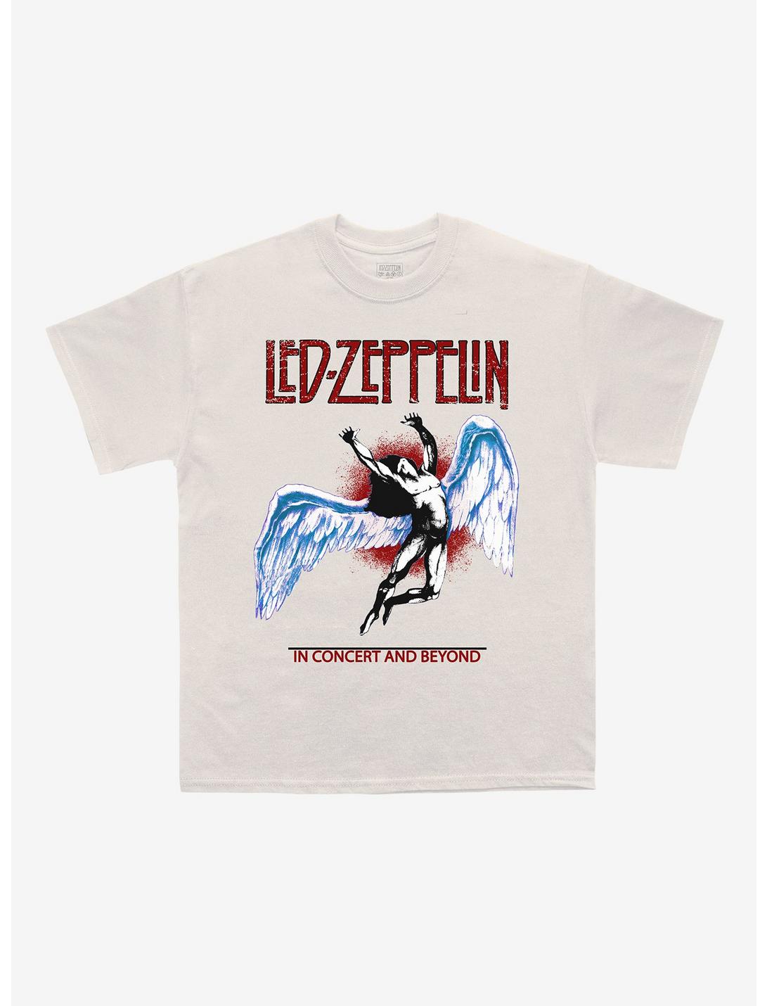 Led Zeppelin Icarus Boyfriend Fit Girls T-Shirt, NATURAL, hi-res