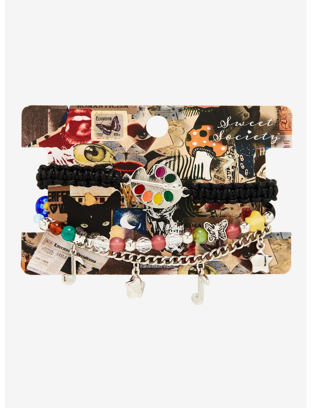Sweet Society Art Palette Beads Bracelet Set, , hi-res