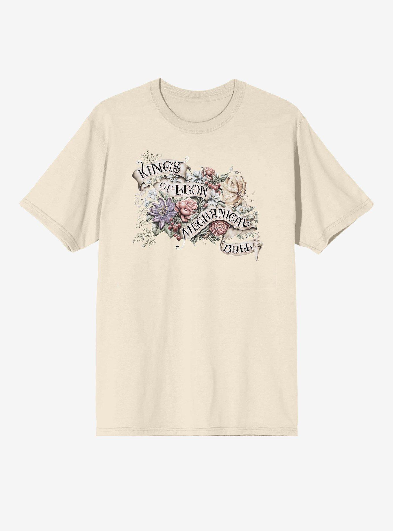 Kings Of Leon Mechanical Bull Boyfriend Fit Girls T-Shirt, CREAM, hi-res