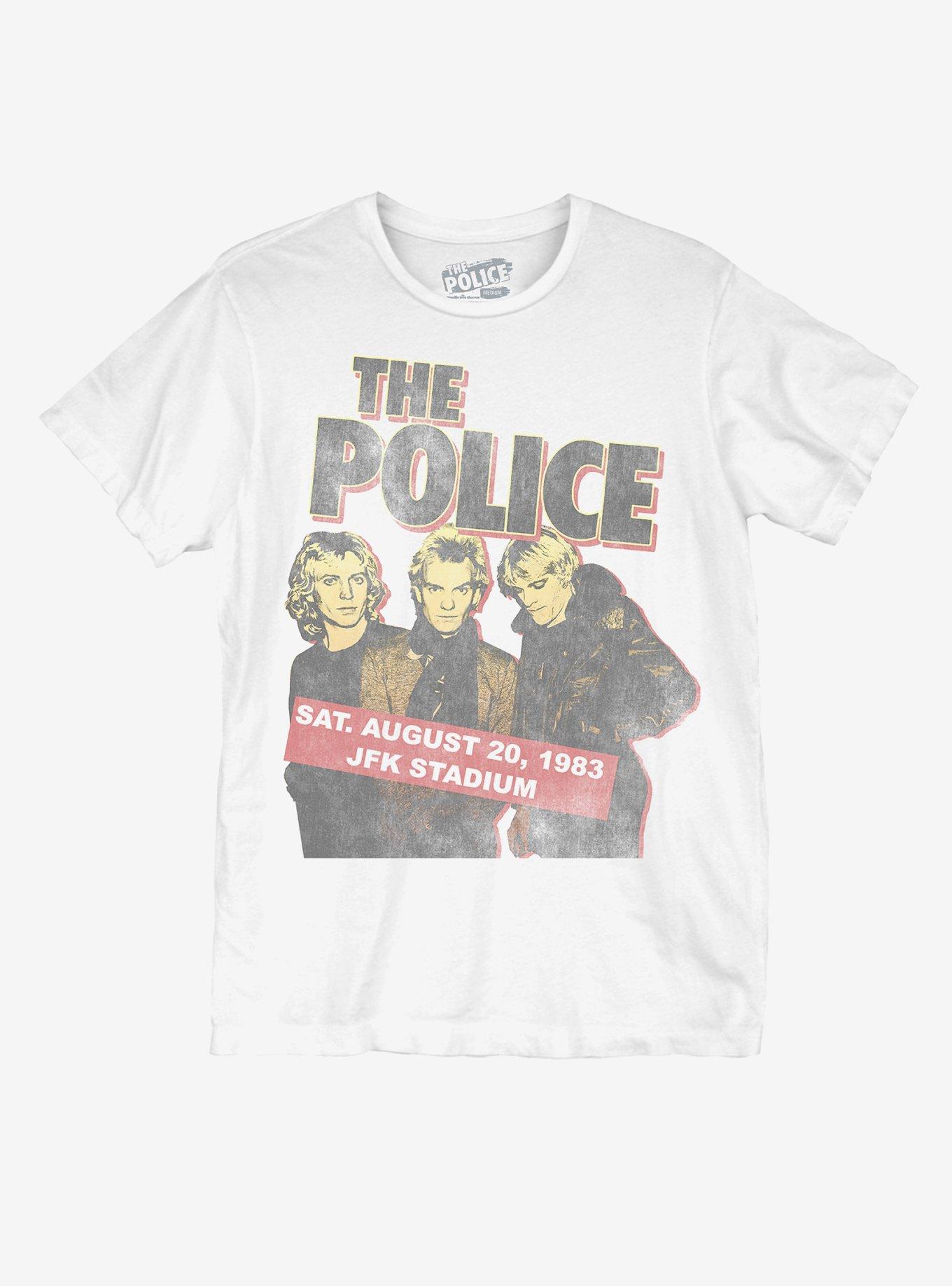 The Police JFK Stadium Show Boyfriend Fit Girls T-Shirt, BRIGHT WHITE, hi-res