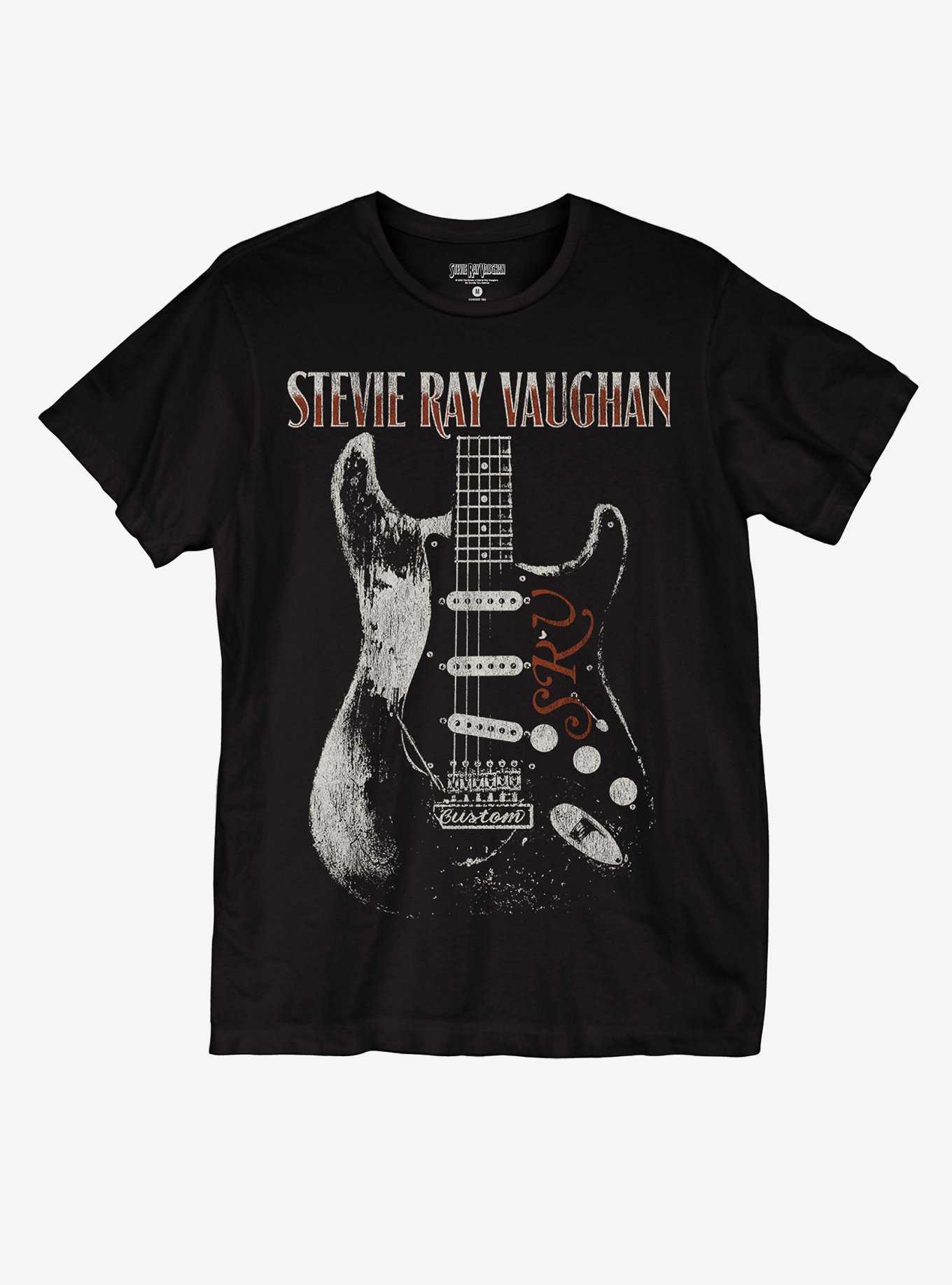Stevie Ray Vaughan Guitar Boyfriend Fit Girls T-Shirt, , hi-res
