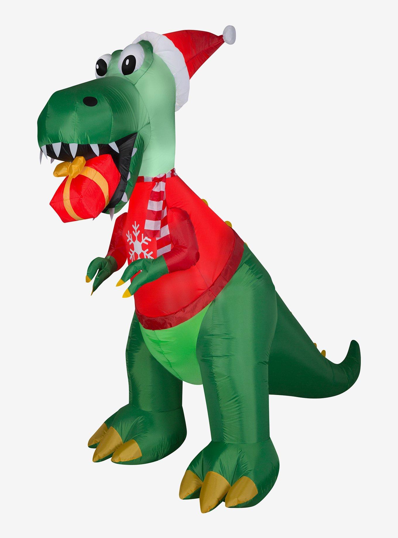 T-Rex with Gift Airblown, , hi-res