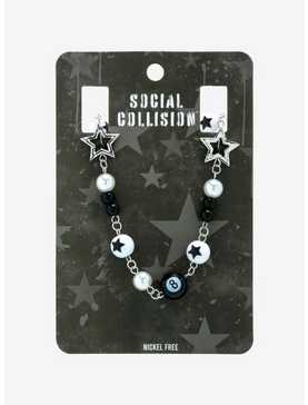Social Collision 8 Ball Star Bead Necklace, , hi-res