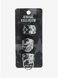 Social Collision® Punk Skull Ring Set, , hi-res