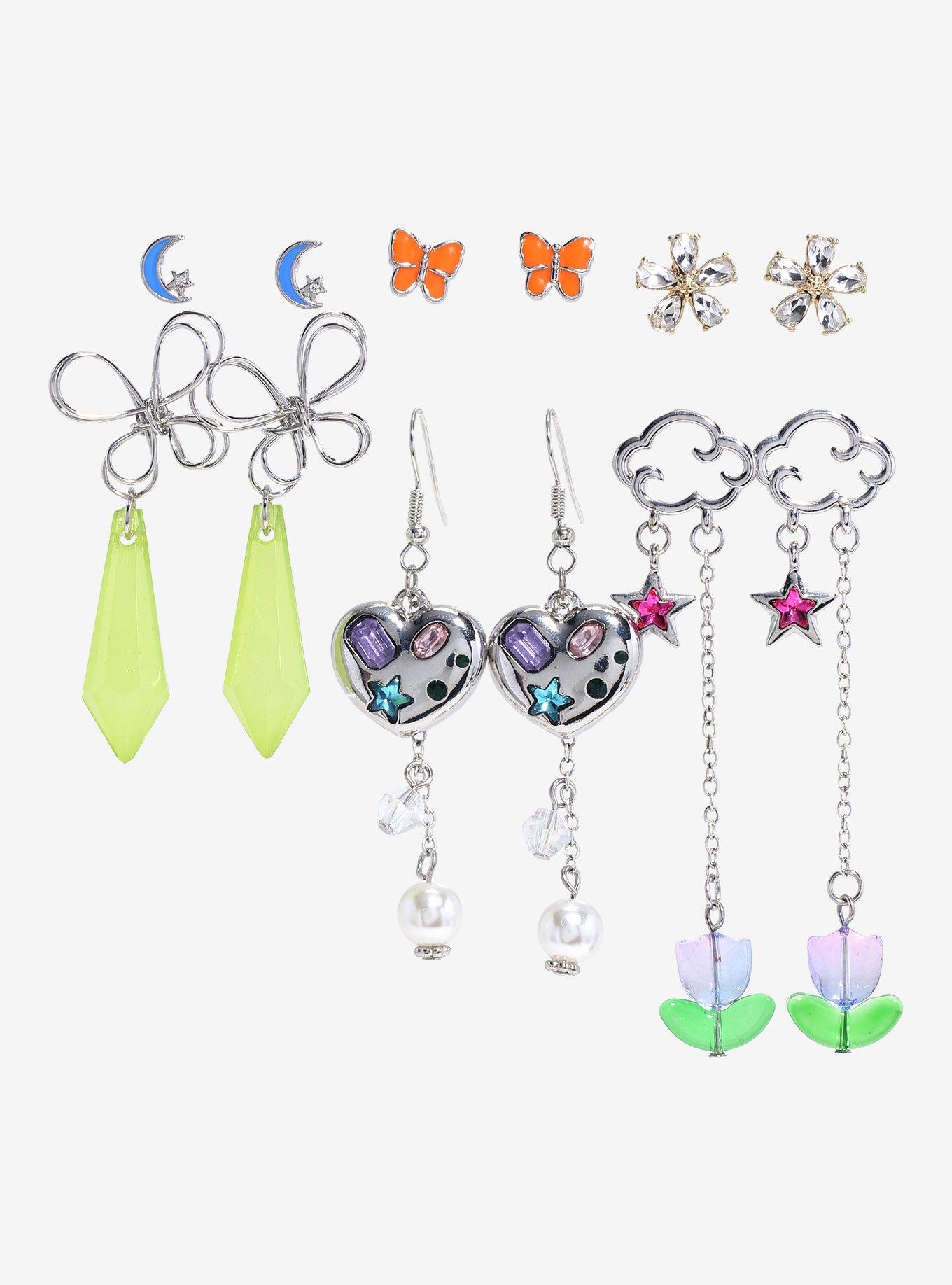 Sweet Society Retro Icon Earring Set Hot Topic