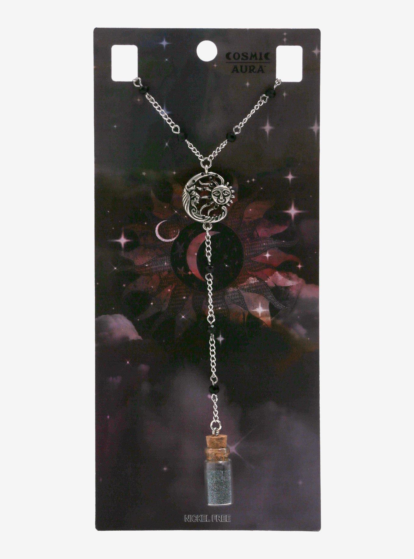 Cosmic Aura® Moon Dust Celestial Rosary Necklace