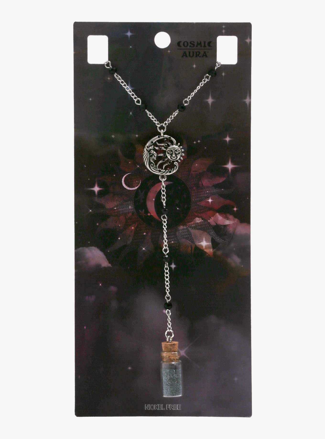 Cosmic Aura® Moon Dust Celestial Rosary Necklace, , hi-res