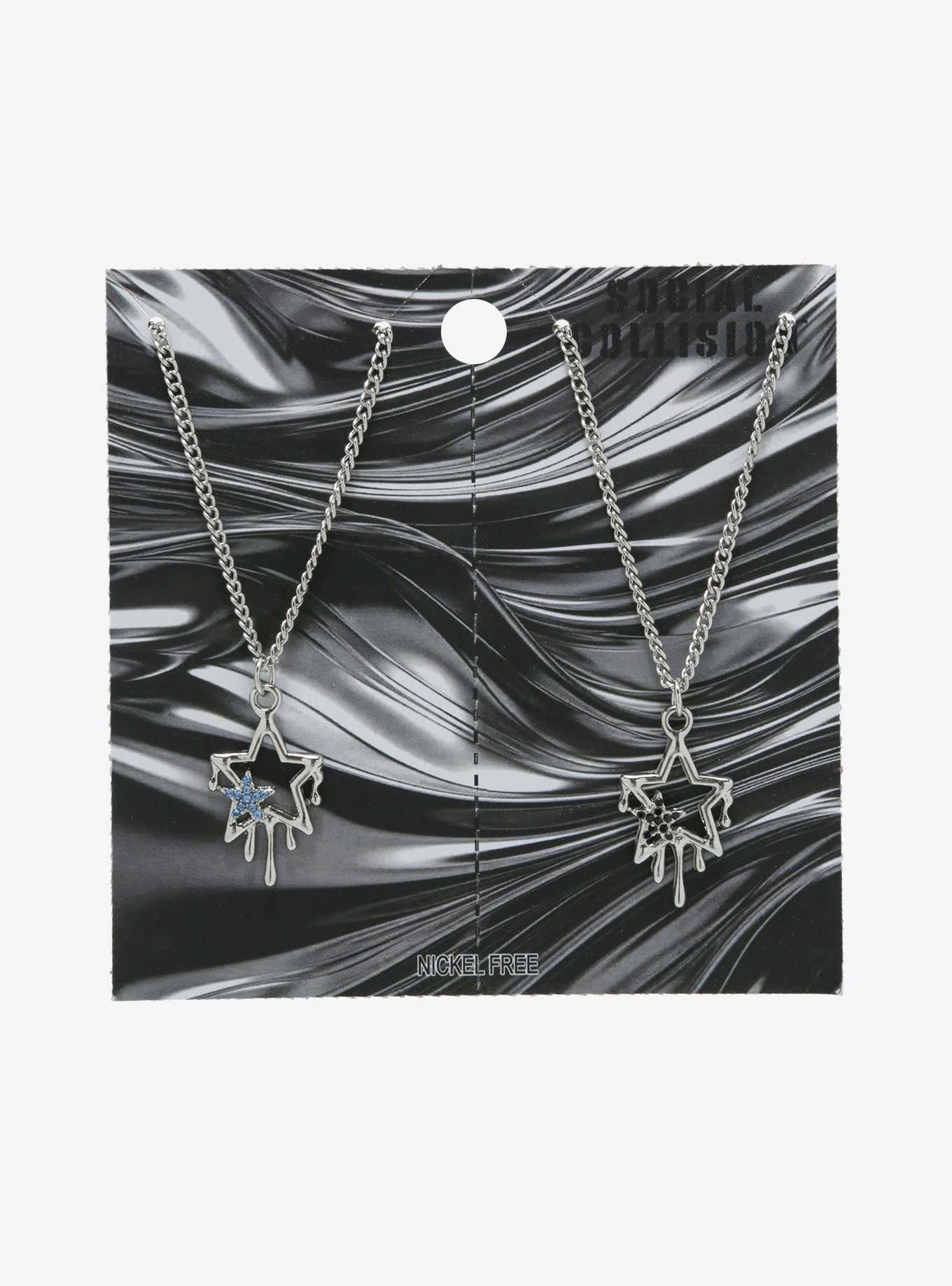 Social Collision® Drippy Star Best Friend Necklace Set, , hi-res