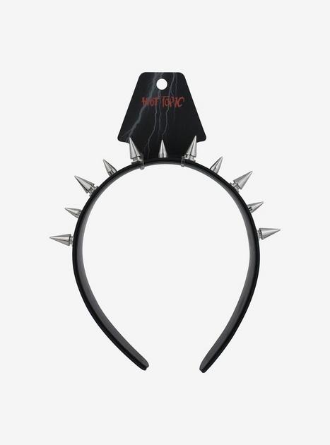 Social Collision® Spiked Faux Leather Headband | Hot Topic