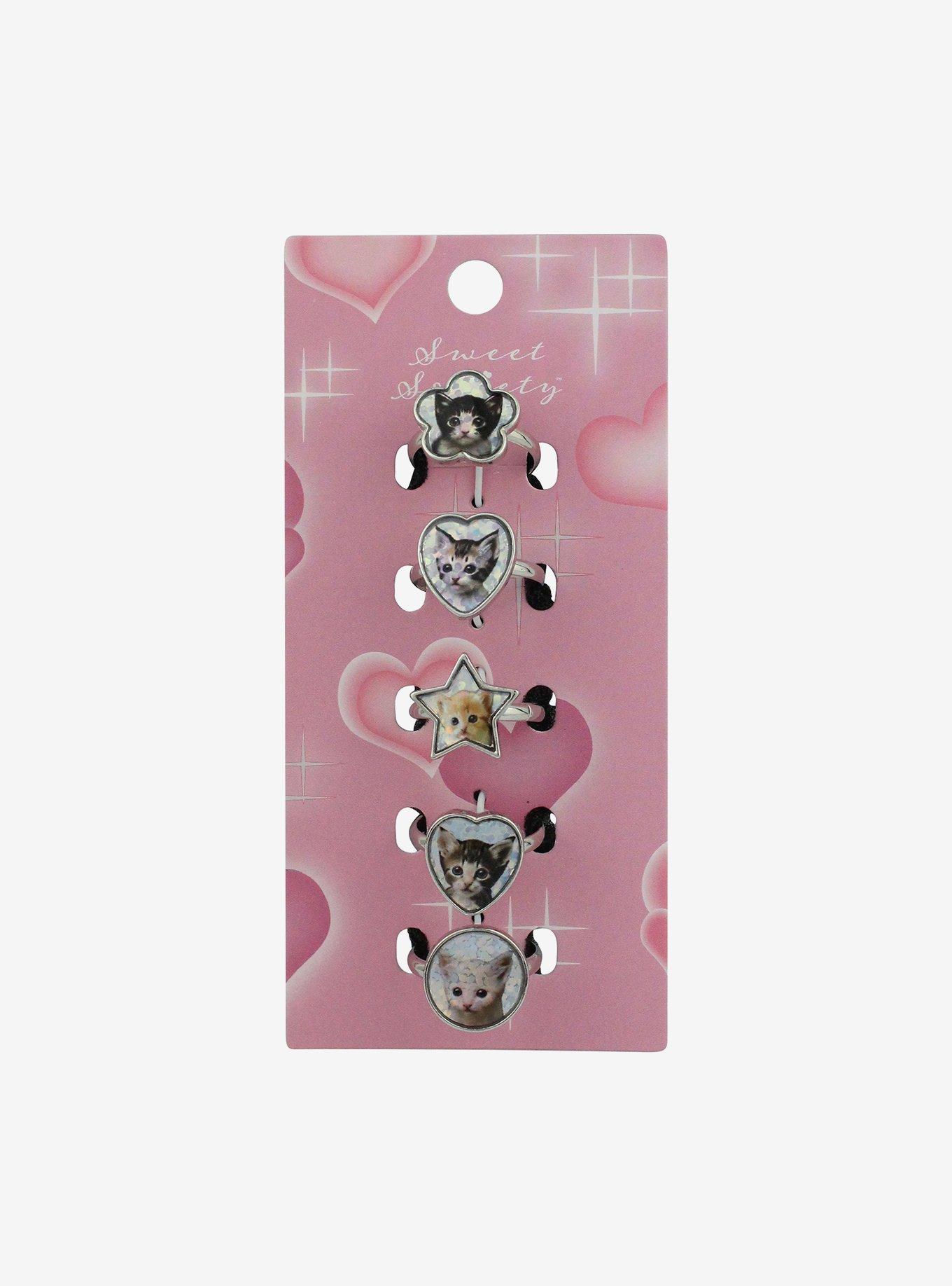 Sweet Society Kitten Ring Set, , hi-res