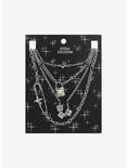 Social Collision® Padlock Dice Chain Layered Necklace, , hi-res
