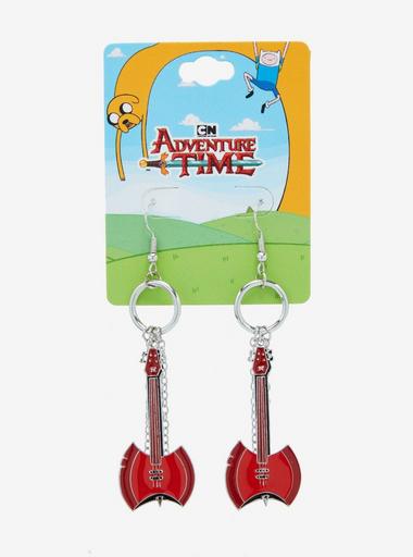 Adventure Time Marceline Bass Guitar Drop Earrings Hot Topic