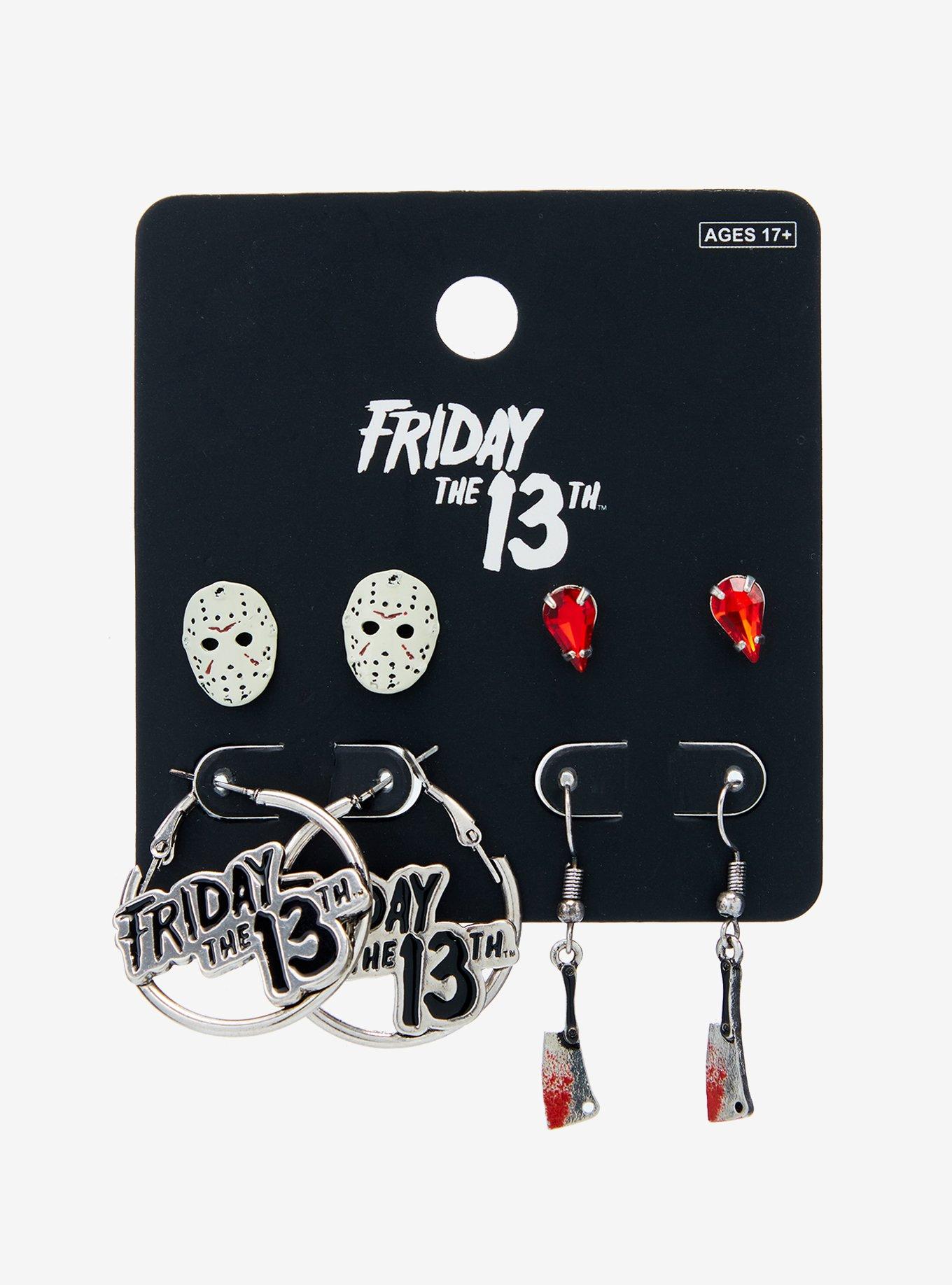 Friday The 13th Icons Earring Set, , hi-res