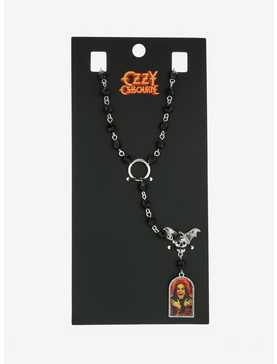 Ozzy Osbourne Bat Rosary Necklace, , hi-res