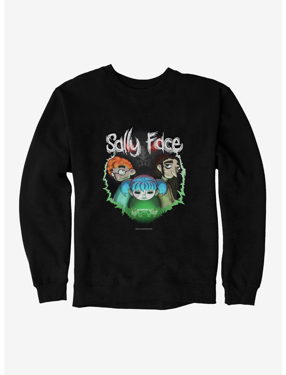 Sally Face Episode 2 The Wretched Sweatshirt, BLACK, hi-res