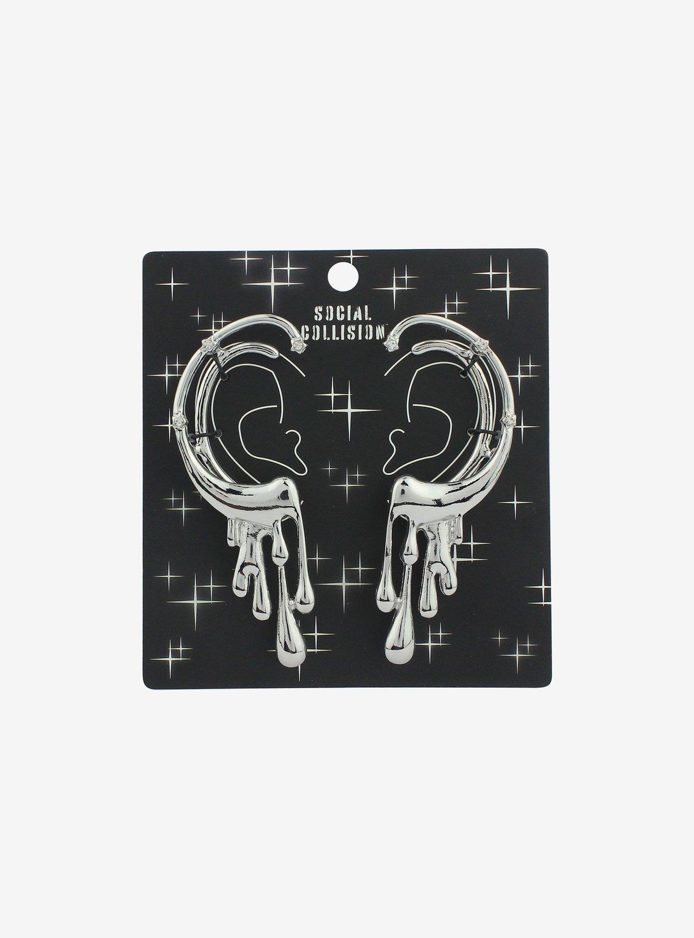 Social Collision® Drippy Ear Cuff Set, , hi-res