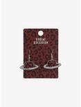 Social Collision® Leopard Heart Planet Earrings, , hi-res