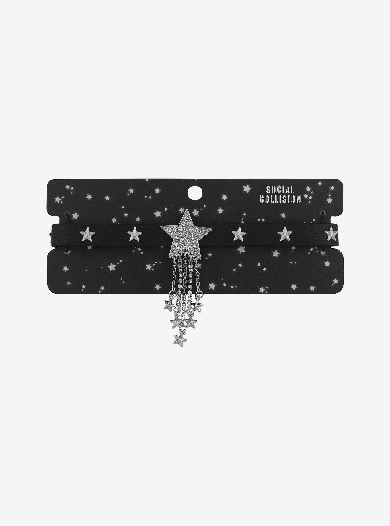 Social Collision® Star Cluster Bling Choker, , hi-res