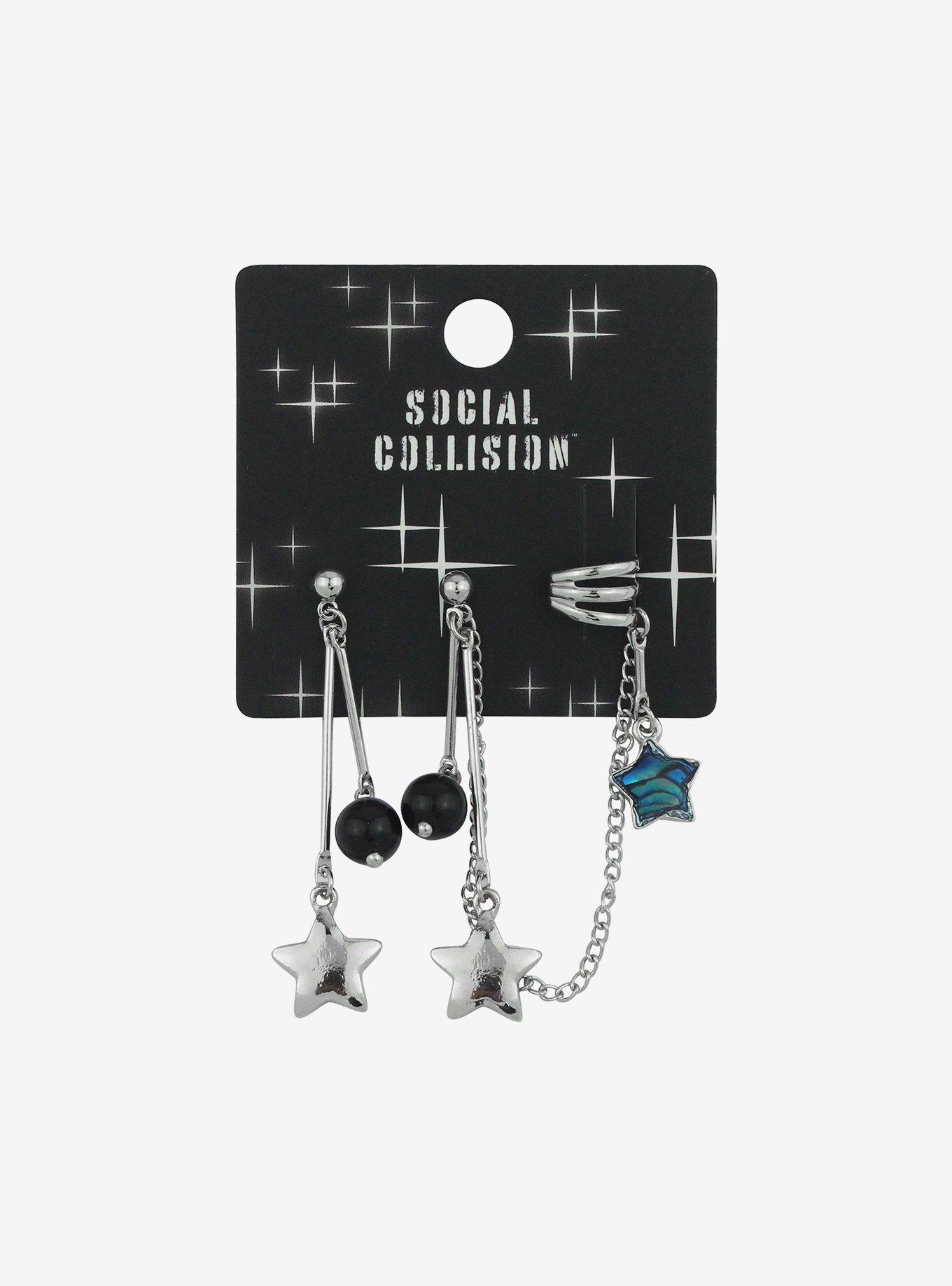Social Collision® Bubble Star Drop Earrings & Cuff